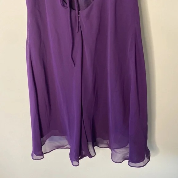 JS Boutique Purple Beaded Chiffon Dress - Picture 13 of 15
